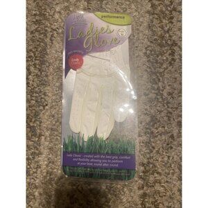 New Lady Classic Golf Glove White Medium Left Hand New